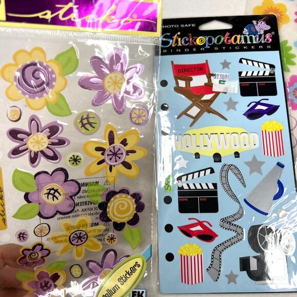 Lot of 10 Miscellaneous Scrapbooking Sticker Sheets - Picture 2 of 6